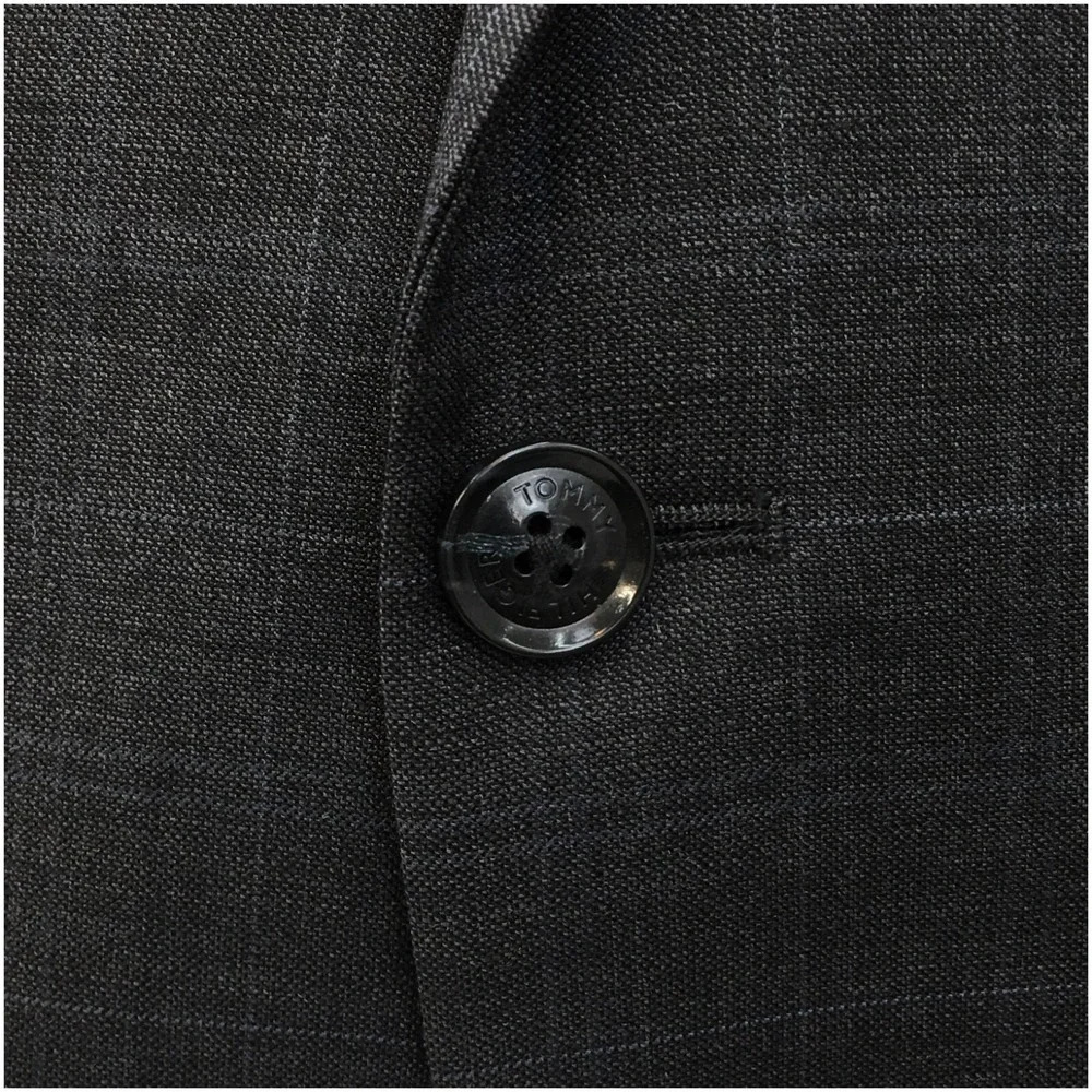 TOMMY HILFIGER Mens Blazer Sport Coat‎ Casual Jacket Size 48R Classic Wool Suit